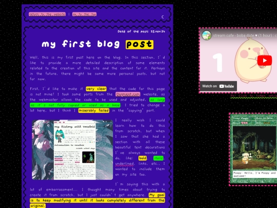 blog screenshot