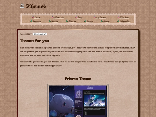 themes screenshot
