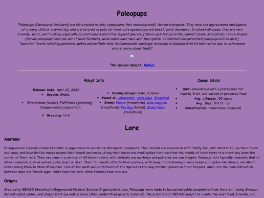 4dopt/wiki/species/paleopups screenshot