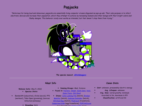 4dopt/wiki/species/popjacks screenshot