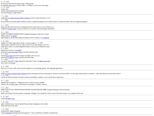 changelog screenshot