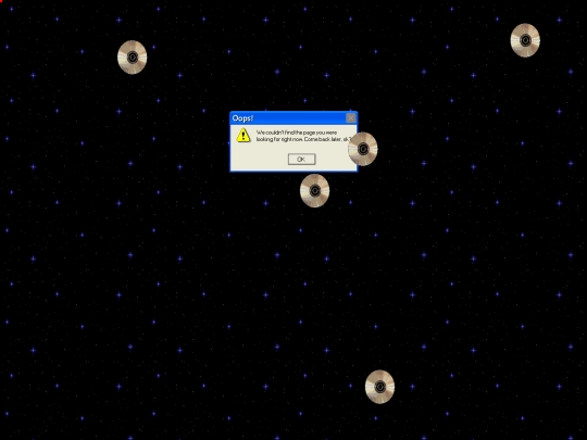 error screenshot