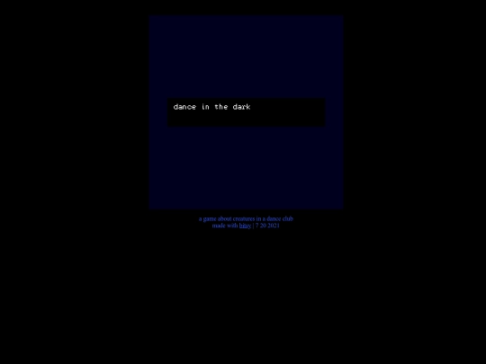games/bitsy/dance_in_the_dark screenshot