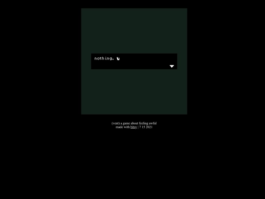 games/bitsy/nothing screenshot