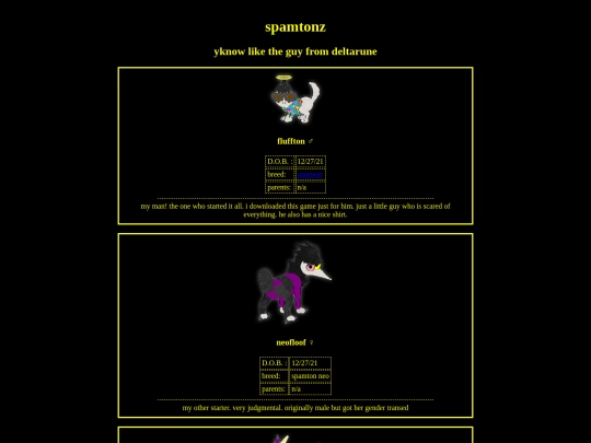 petzone/listingz/spamtonz screenshot