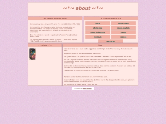 photo-blog screenshot