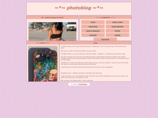 photoblog screenshot