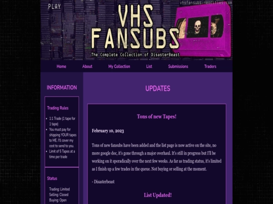 index screenshot