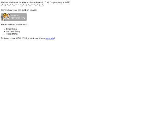 index screenshot