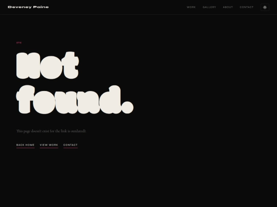 not_found screenshot