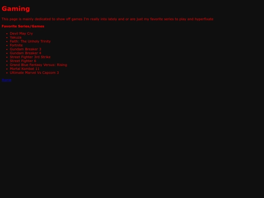 Gaming screenshot