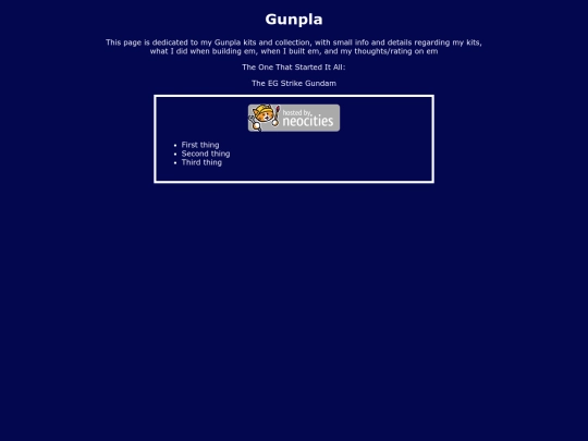 Gunpla screenshot