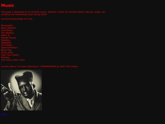 Music screenshot