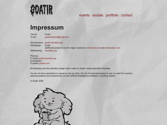 impressum screenshot