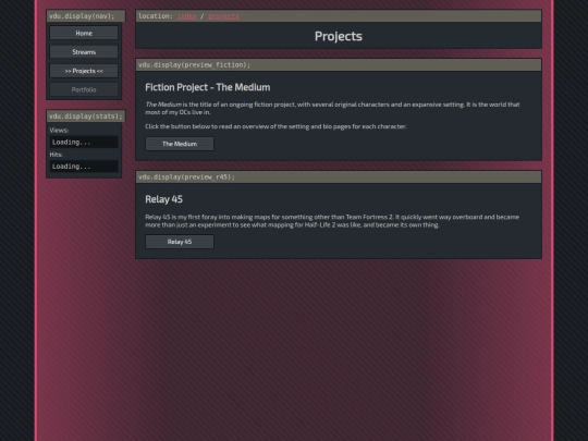 projects screenshot
