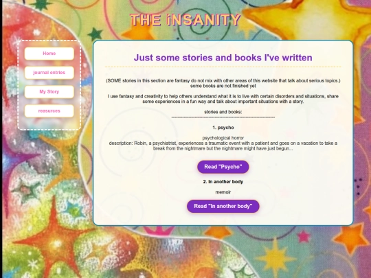 stories screenshot