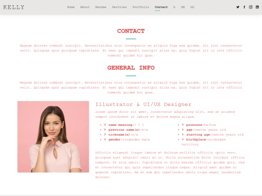contact screenshot