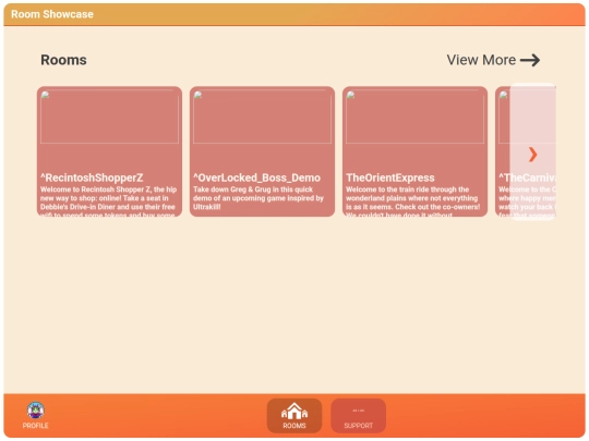 rooms screenshot