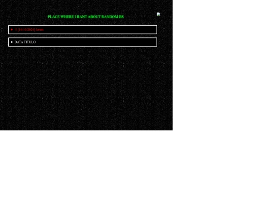 Blog screenshot