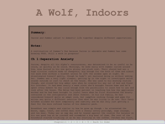 Writing/awolfindoors screenshot