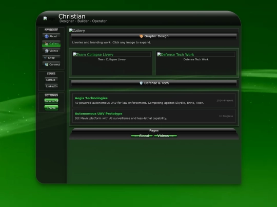 portfolio screenshot
