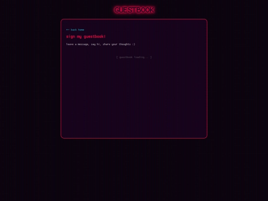 html/guestbook screenshot