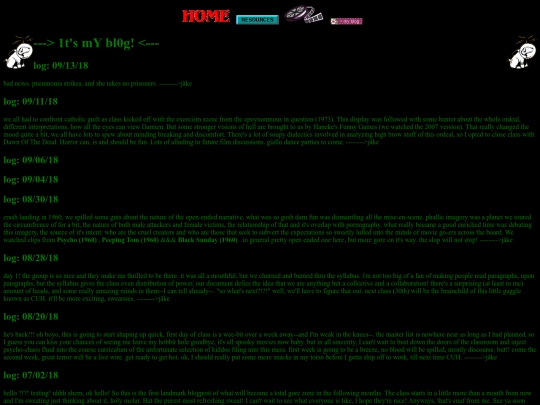 blog screenshot