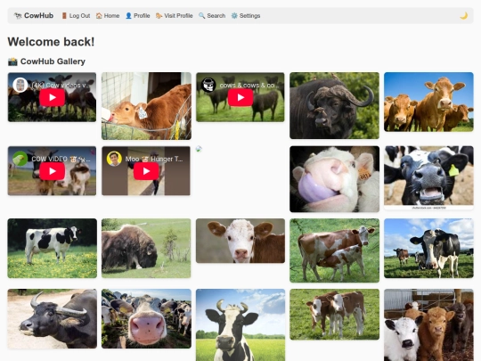 Cowhub screenshot