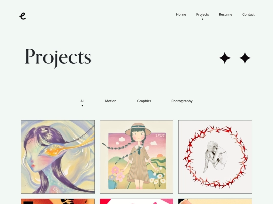 projects screenshot