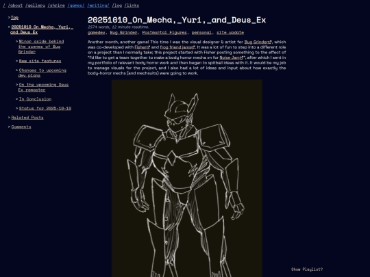 2025/10/10/Mecha-Yuri-and-Deus-Ex screenshot