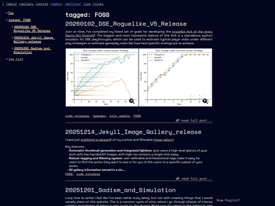 tag/foss screenshot