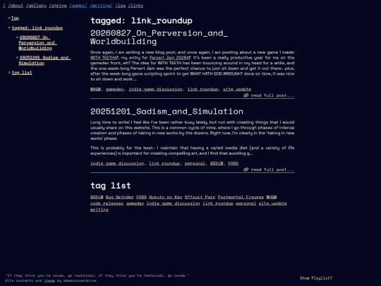 tag/link_roundup screenshot