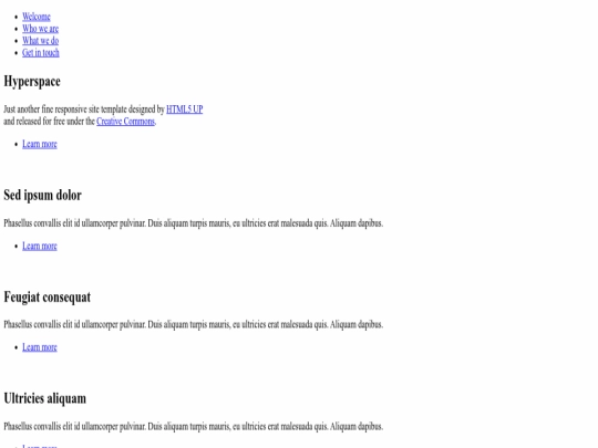 index screenshot
