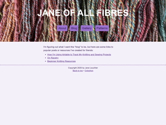 blog screenshot
