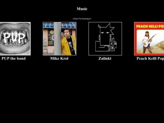 Music screenshot