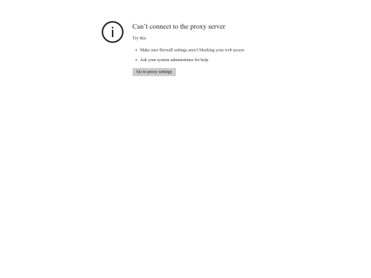 proxyerror screenshot