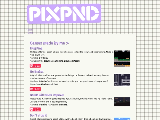 games screenshot