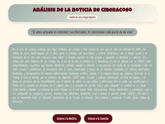 Analisisdelanoticia screenshot