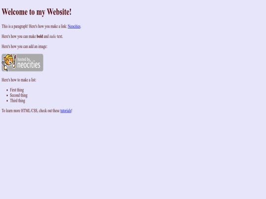 index screenshot
