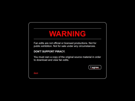 warning screenshot