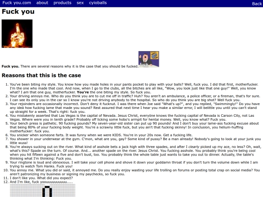 fuckyou.com/free sex.com screenshot