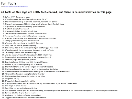 funfacts screenshot