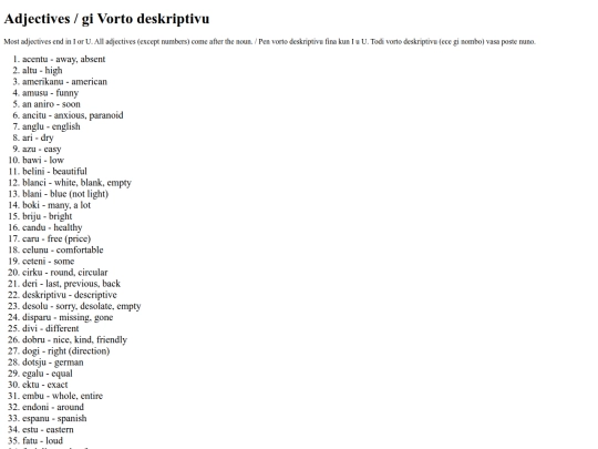 langodima/adjectives screenshot