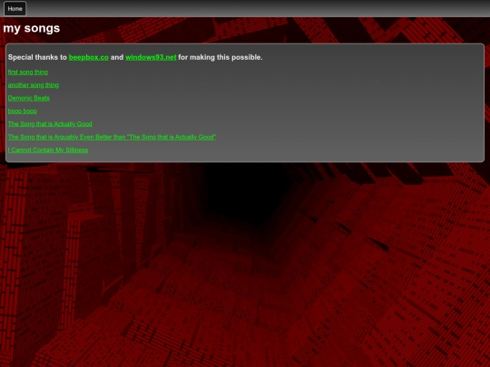 songs screenshot