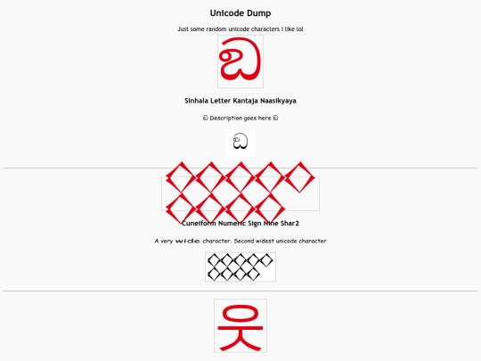unicode/unicode screenshot