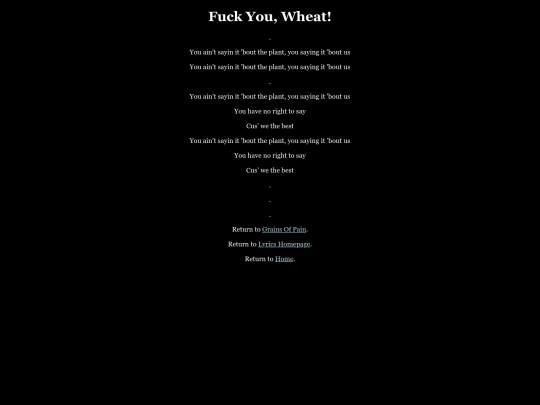 lyrics/tracks/fyw screenshot