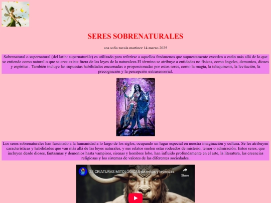 seressobrenaturales screenshot
