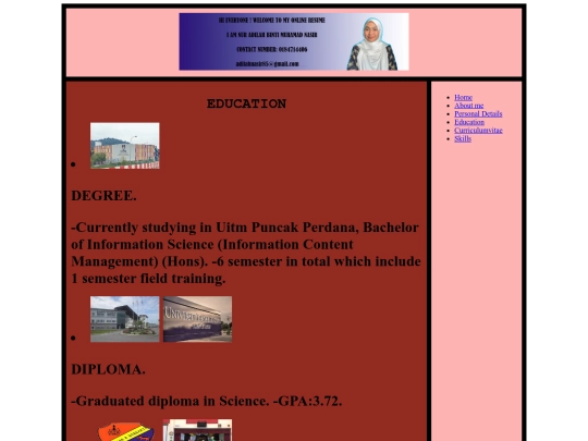 education screenshot