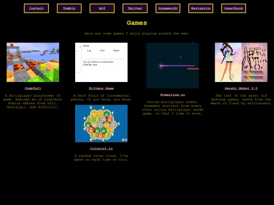 games screenshot