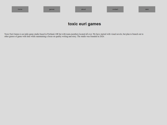 toxic euri games web/homepage screenshot